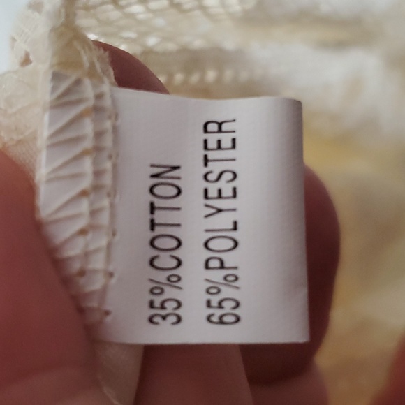 Beautiful Lace High Low Boho Summer Dress Size M Cream - Picture 9 of 11